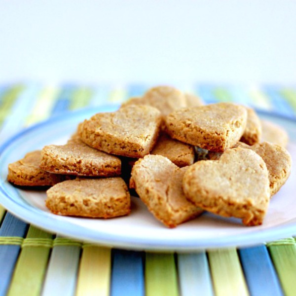 Apple Peanut Butter Dog Treats  