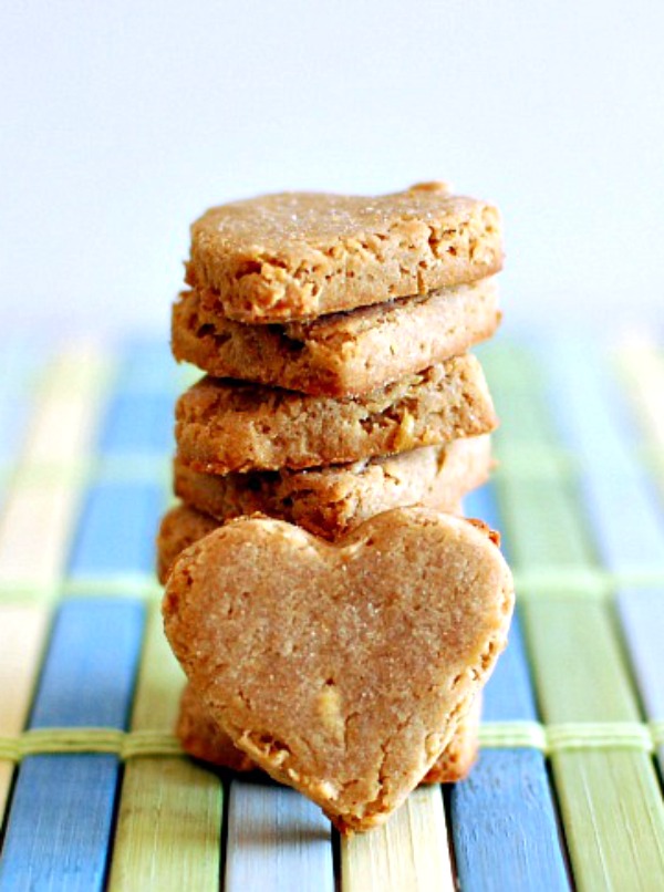 Apple Peanut Butter Dog Treats  