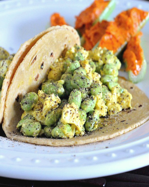 Edamame "Egg" Salad vegan oil free recipe spabettie