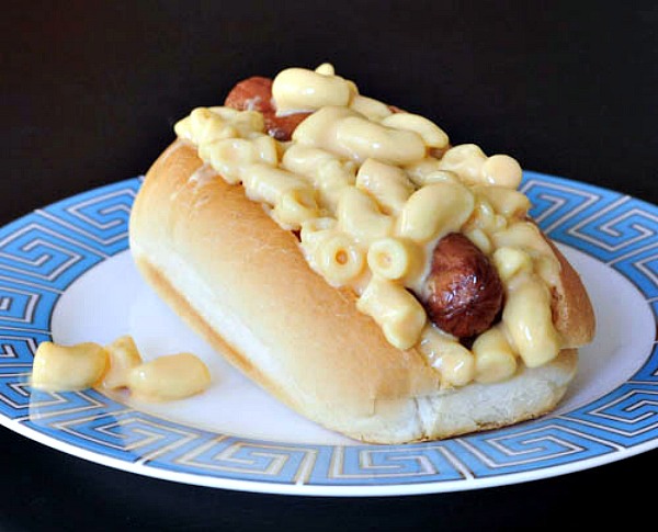Hot Dog Topping Bar - Mac and Cheese Dog 
