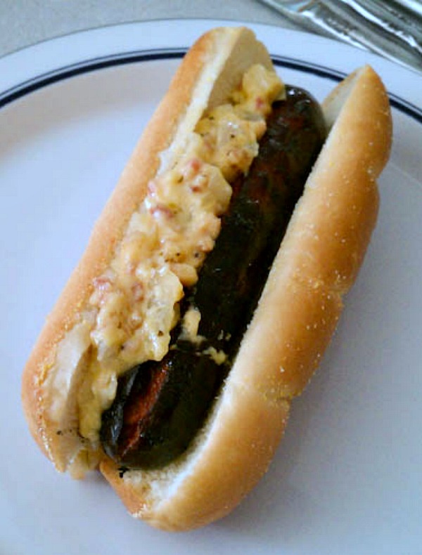 Caramelized Onion Bacon Dog