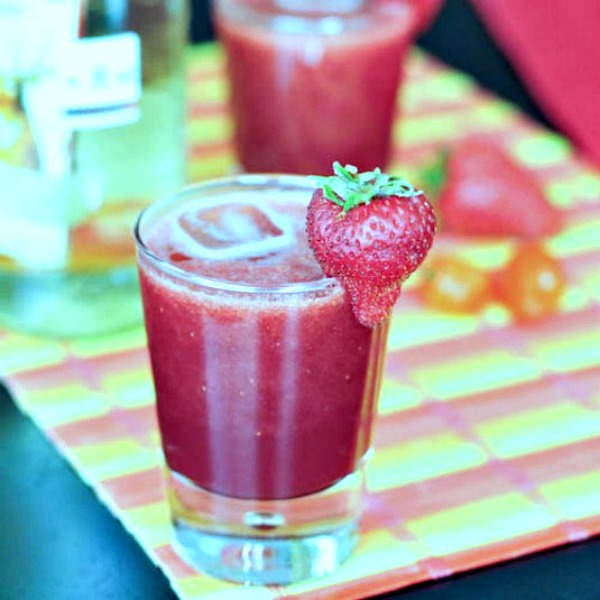 Strawberry Habanero Margaritas