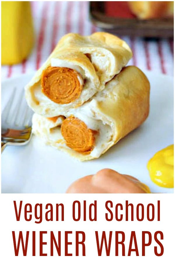 Old School Wiener Wraps @spabettie #vegan #dairyfree
