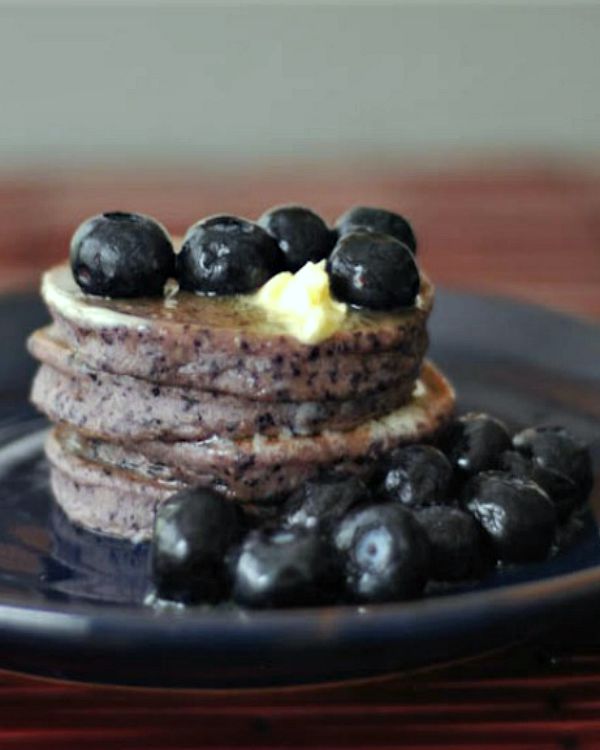 Blueberry Lemon Pancakes @spabettie 