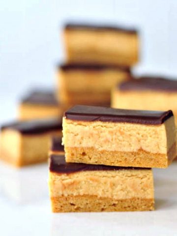 Chocolate Tahini Shortbread Bars @spabettie