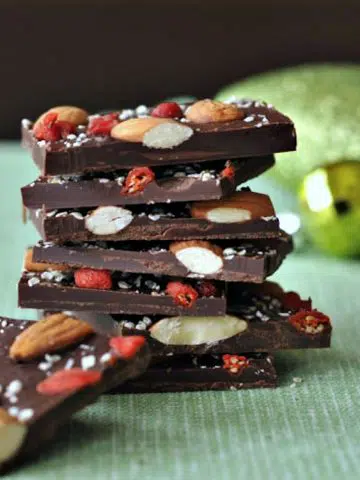 Dark Chocolate Superfood Bark @spabettie