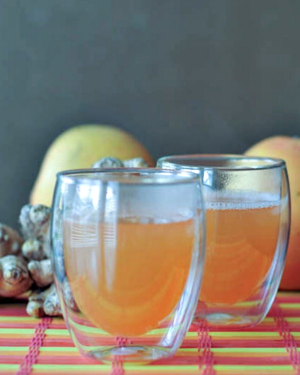 Grapefruit Ginger Vodka Toddy @spabettie