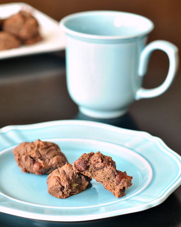 Double Dark Chocolate Avocado Cookies @spabettie