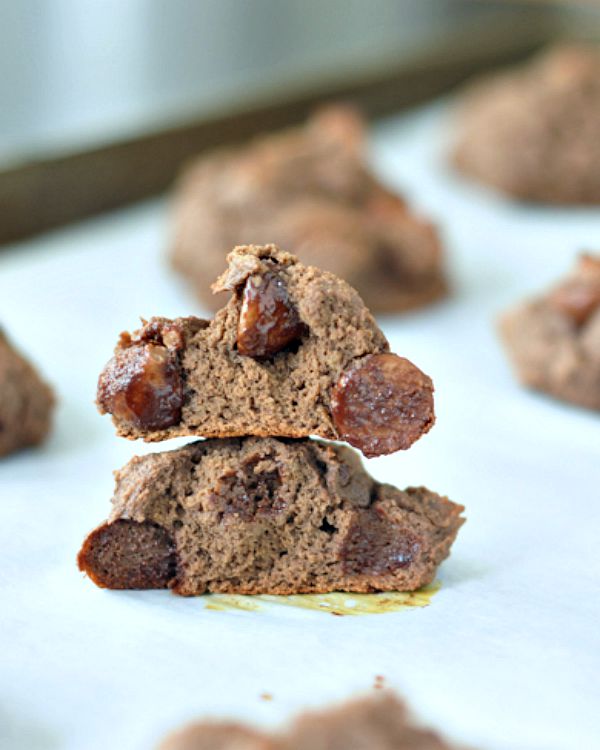 Double Dark Chocolate Avocado Cookies @spabettie