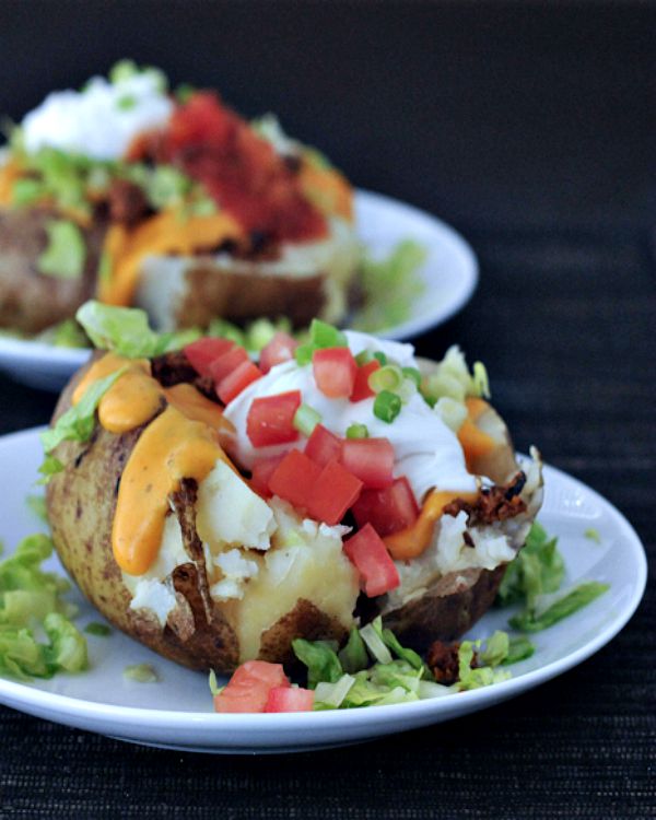 Taco Stuffed Baked Potato - spabettie