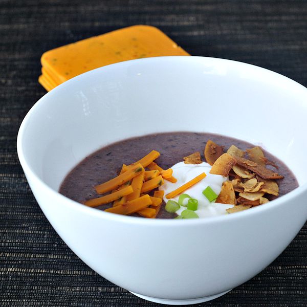 Roasted Purple Potato Soup @spabettie