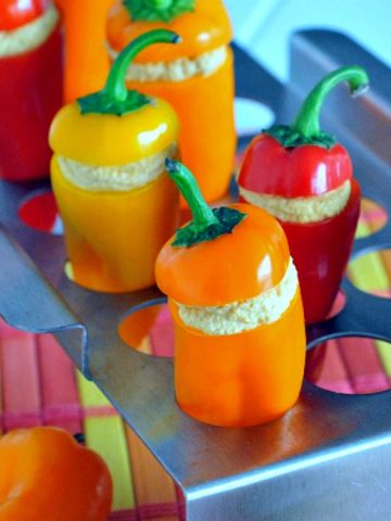 Spicy Stuffed Sweet Peppers