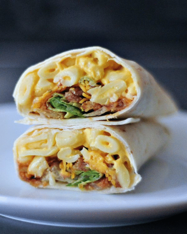 BBQ Mac and Cheese Burrito @spabettie