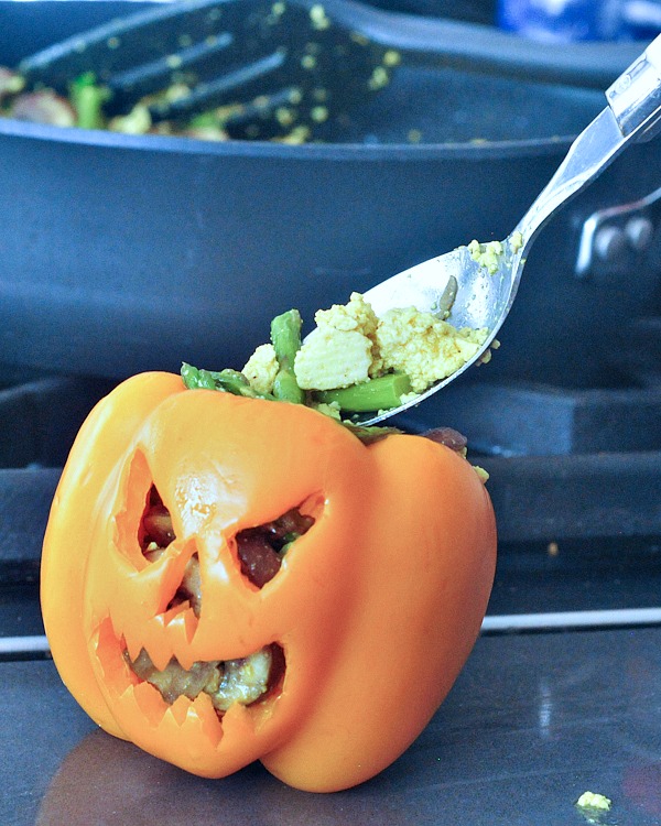 Asparagus Mushroom Scramble Pepper Jacks spabettie