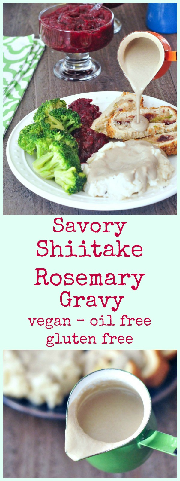 Savory Shiitake Rosemary Gravy spabettie