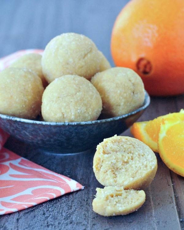 Orange Creamsicle Protein Balls @spabettie