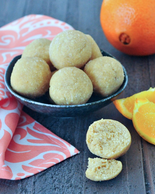 Orange Creamsicle Protein Balls tasty @spabettie
