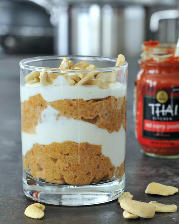 Red Curry Coconut Chia Pudding