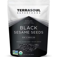 Terrasoul Superfoods Organic Black Sesame Seeds - 2 Pounds
