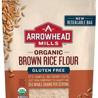 Arrowhead Mills Organic Gluten Free Brown Rice Flour, 24 oz. (Pack of 6)