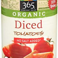 365 Everyday Value, Organic Diced Tomatoes No Salt Added, 14.5 Ounce