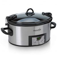 Crock-Pot 6-Quart Programmable Slow Cooker with Digital Timer Stainless