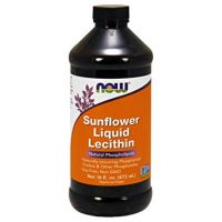 Now Sunflower Liquid Lecithin, 16-Ounce