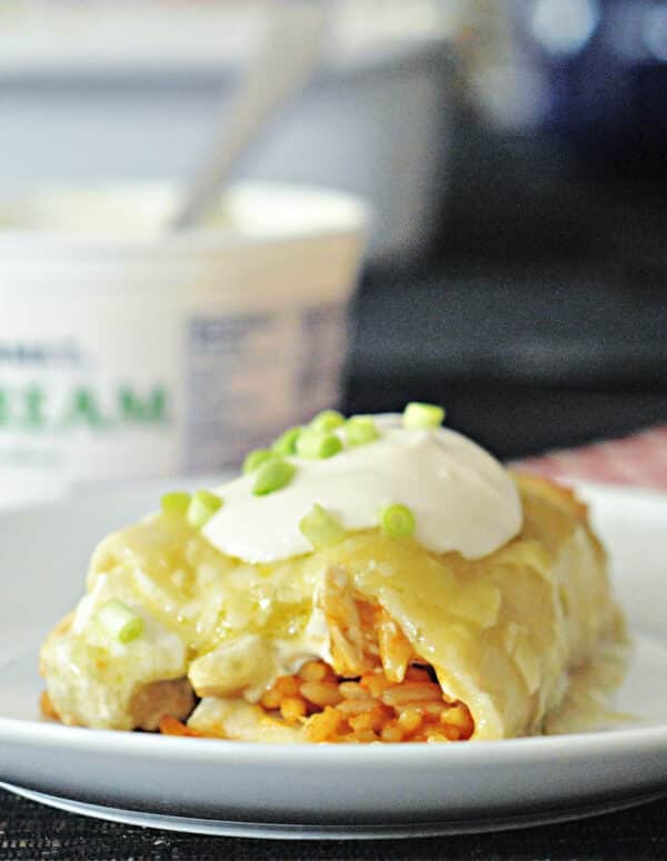 Cheesy Hatch Chile Enchiladas
