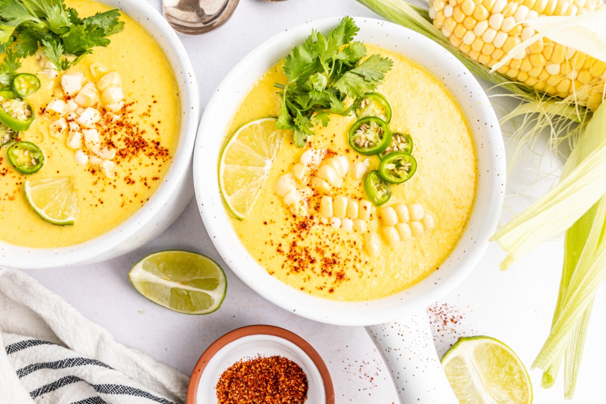 Summer Corn Gazpacho