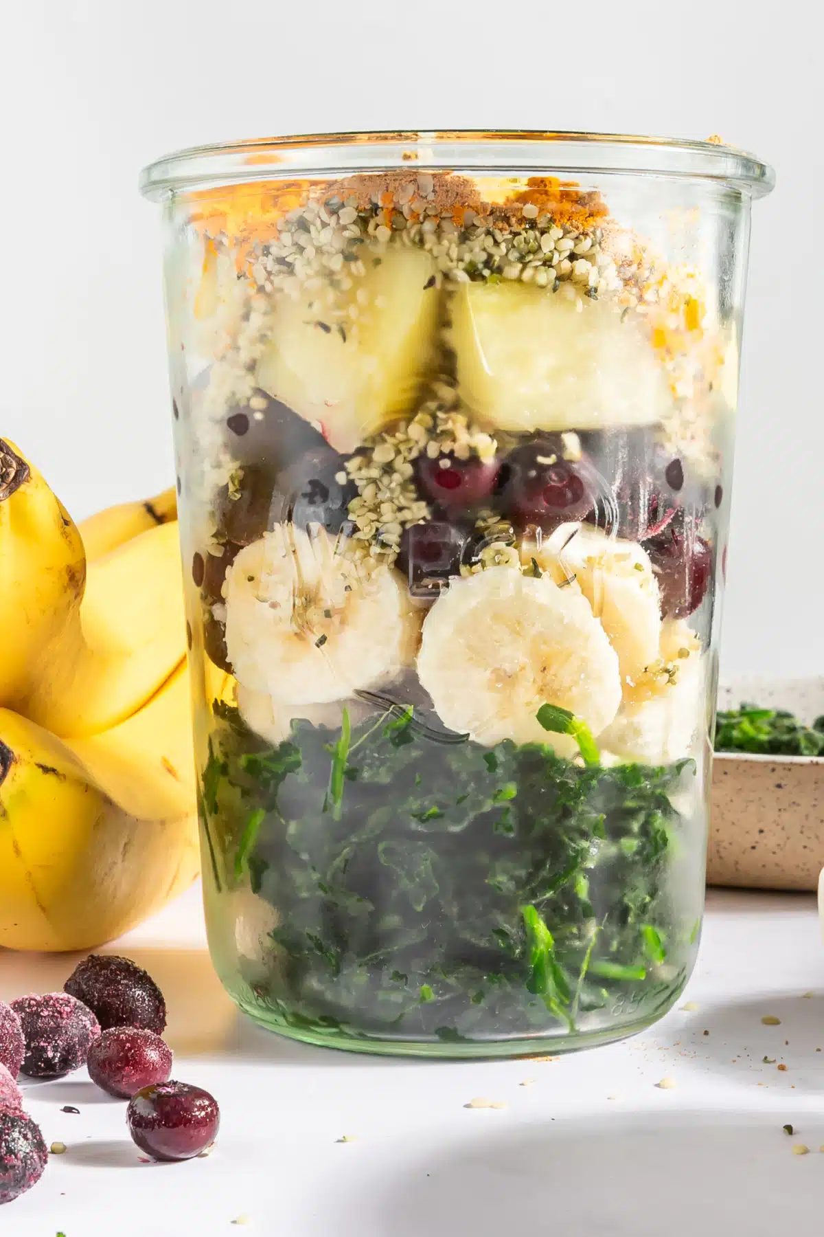 Meal Prep Smoothie Jars