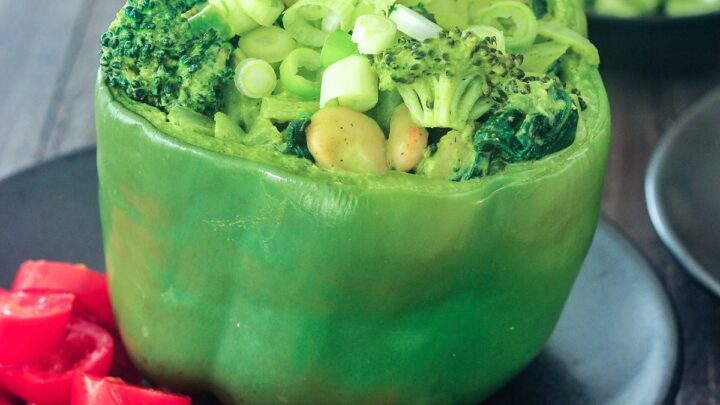 Green Goddess Stuffed Peppers