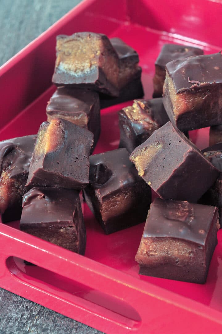 Dairy Free Chocolate Peanut Butter Fudge spabettie