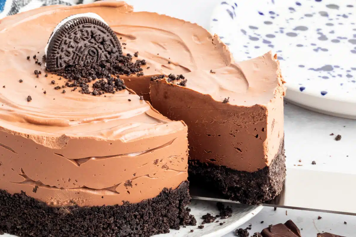 Chocolate Peanut Butter Truffle Pie